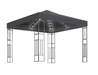 Pavillon Paloma mit Solar-LED-Lichterkette im SALE für 268,90 € bei www.Atiaro.com