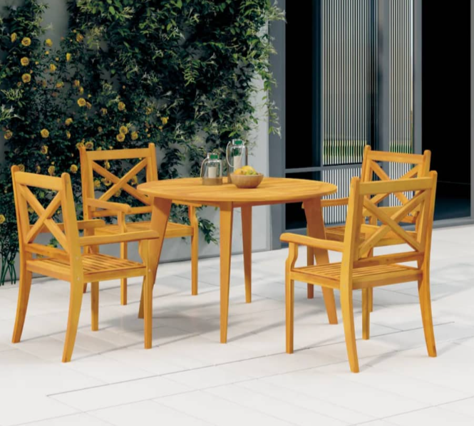 Gartentisch Linano Massivholz Akazie (in 2 Größen erhältlich)