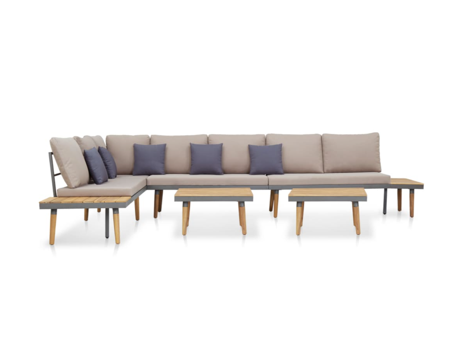 Gartenlounge Sabrina XL aus massivem Akazienholz