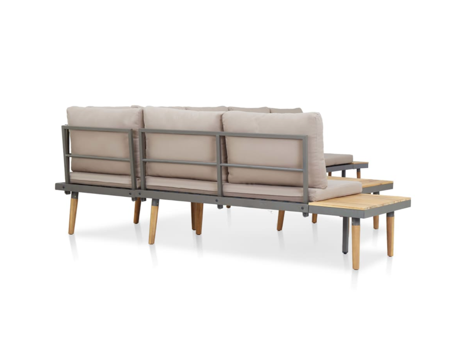 Gartenlounge Sabrina XL aus massivem Akazienholz