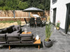 Garten-Lounge-Set Sabrina mit Auflagen aus Massivholz-Akazie Günstig und Versandkostenfrei auf Atiaro.com