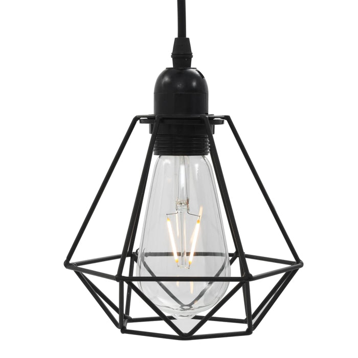 Deckenlampe Franz Diamant-Design Schwarz Hängelampe