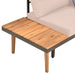 Garten-Lounge-Set Sabrina mit Auflagen aus Massivholz-Akazie Günstig und Versandkostenfrei auf Atiaro.com