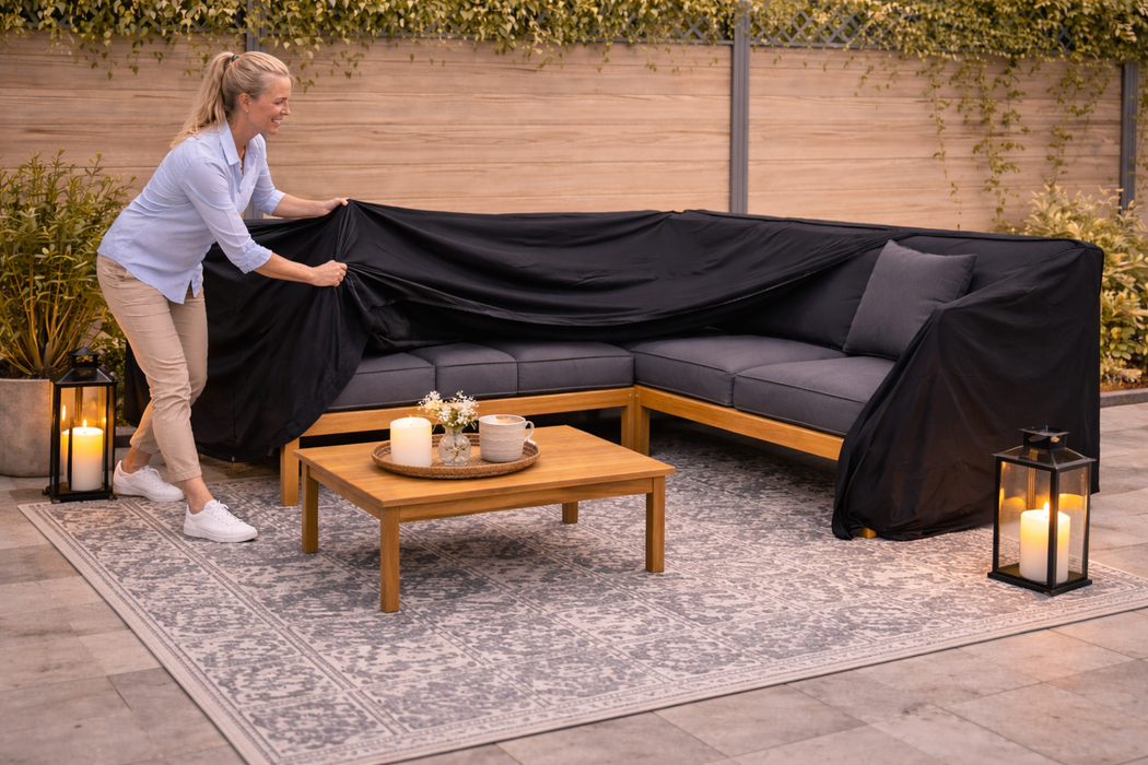 Gartenmöbel-Abdeckung für L-förmige Gartenmöbel