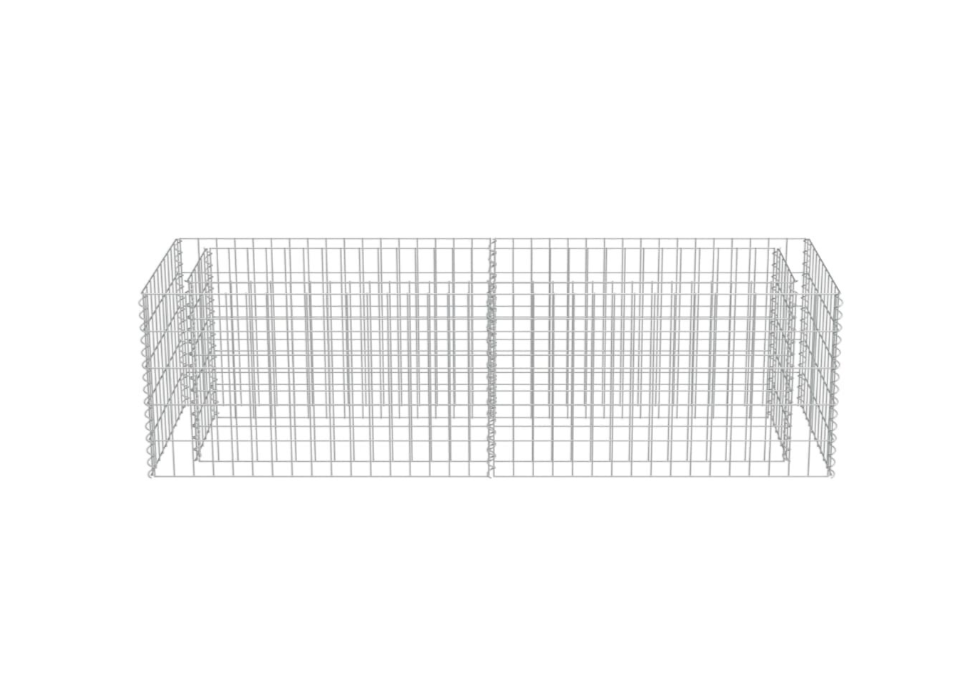 Gabionen-Hochbeet Marina Gabionenwand aus verzinktem Stahl