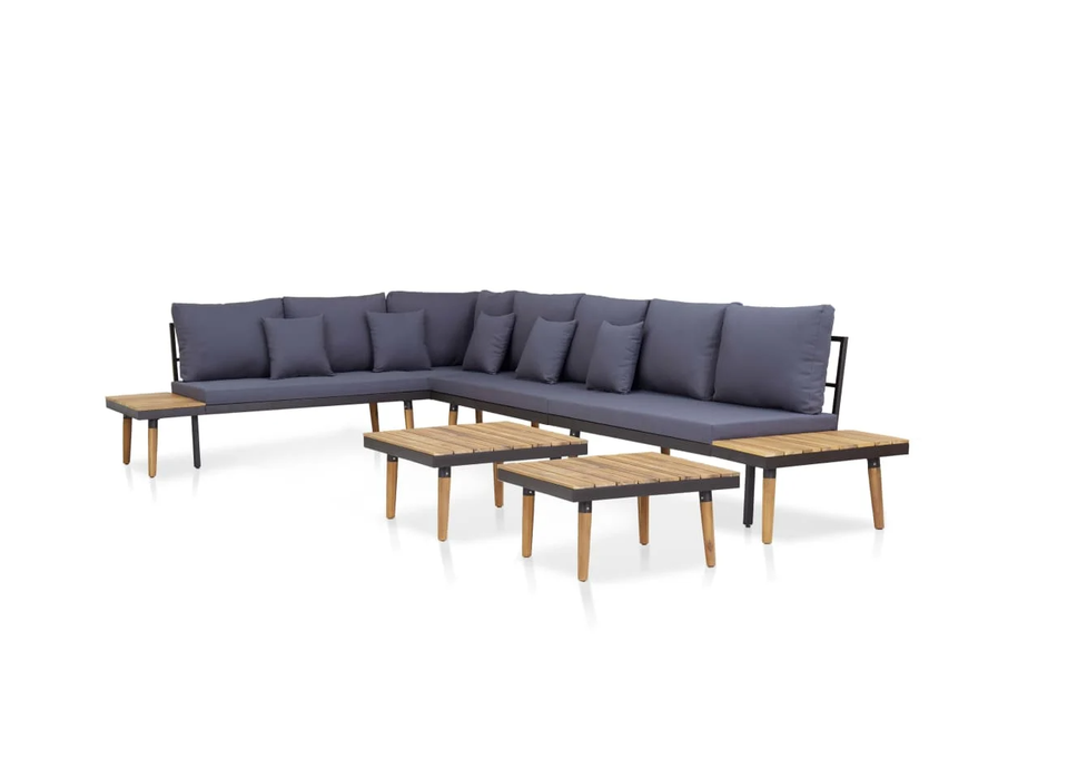 Gartenlounge Sabrina XL aus massivem Akazienholz
