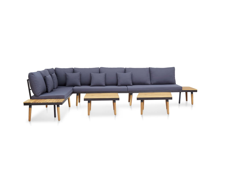 Gartenlounge Sabrina XL aus massivem Akazienholz