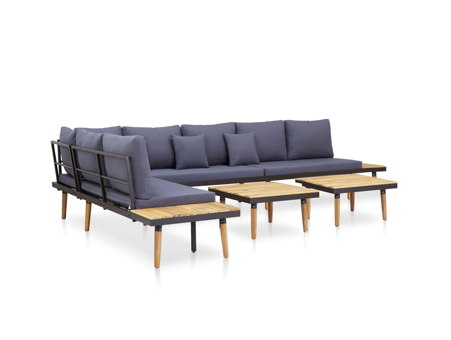 Gartenlounge Sabrina XL aus massivem Akazienholz