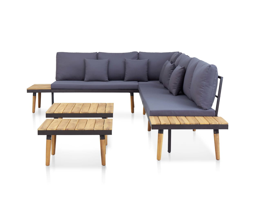 Gartenlounge Sabrina XL aus massivem Akazienholz
