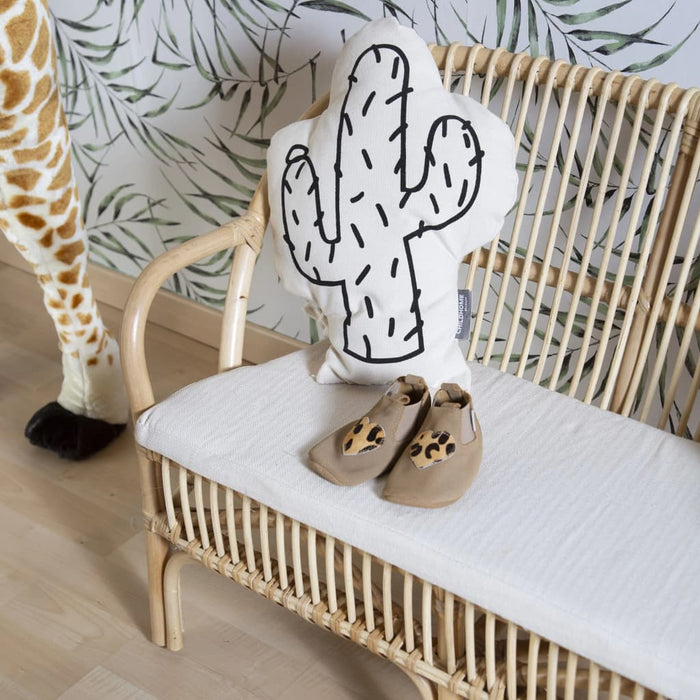 CHILDHOME Kinderbank mit Kissen Montana Rattan