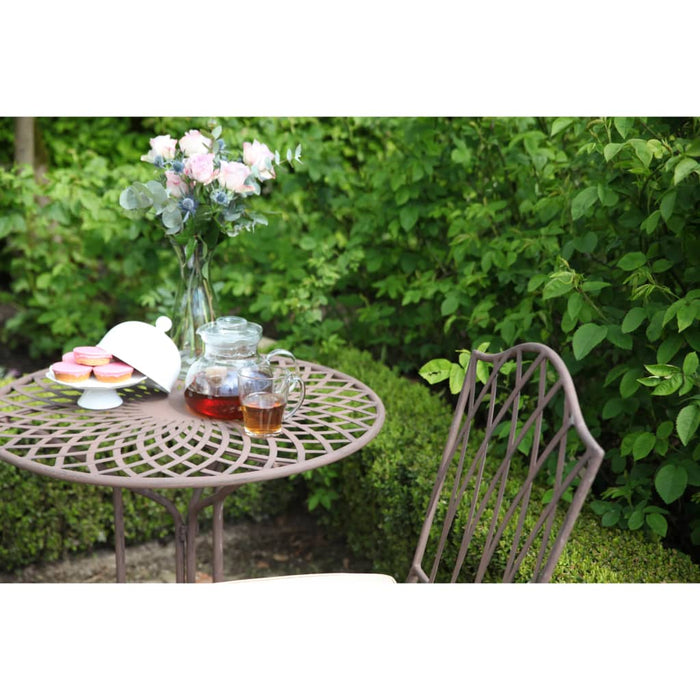 Esschert Design garden table made of metal in Old English style MF007