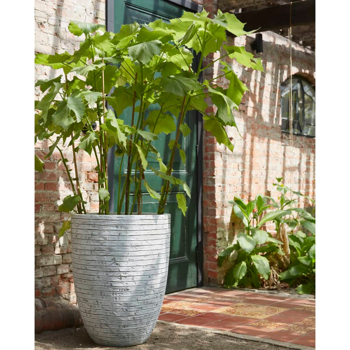 Capi Flower Pot Nature Row Elegant Low 46x58cm Ivory KRWI783