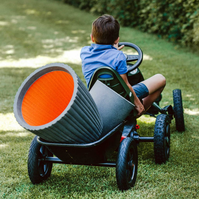 Capi Vase Urban Tube Elegant Niedrig 55x73 cm Dunkelgrau