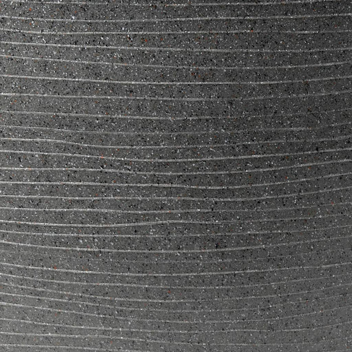 Capi Pflanzvase Arc Granite Konisch Niedrig 60x48 cm Anthrazit