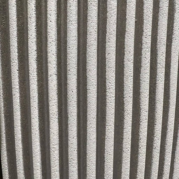 Capi Vase Groove Elegant 34x46 cm Elfenbein