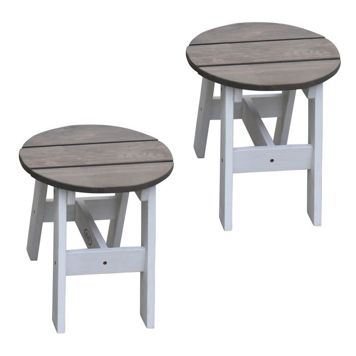 AXI 3 pcs. Children's Picnic Table Set Gray and White