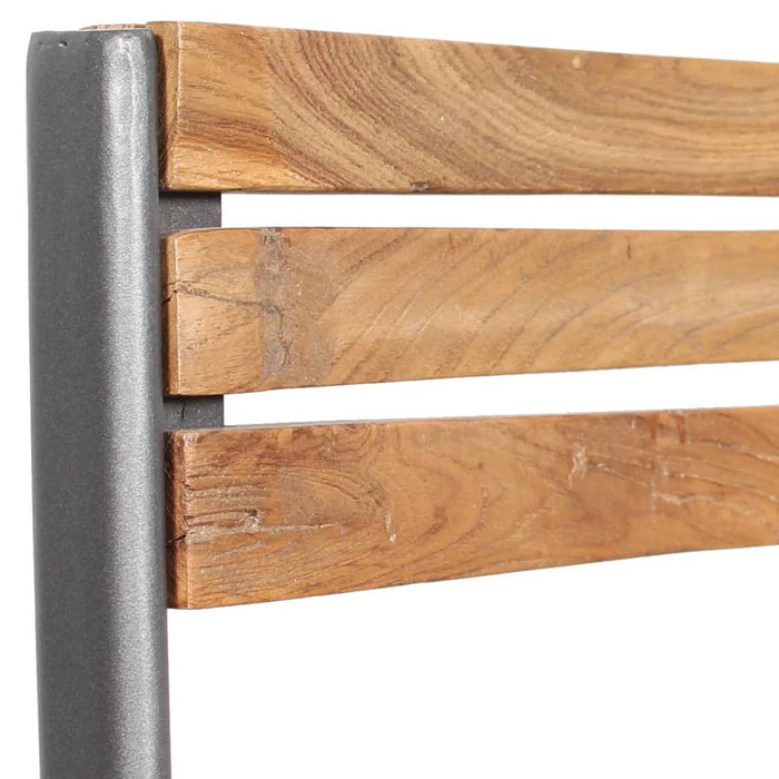 Esszimmerstühle 2 Stk. Massivholz Teak