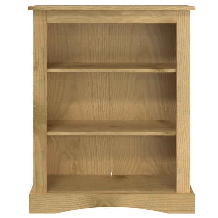 Bücherschrank 3 Fächer Mexiko-Stil Kiefernholz 81x29x100 cm