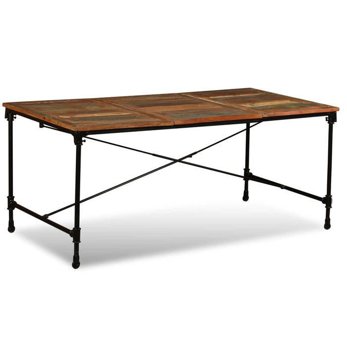 Dining room table reclaimed solid wood 180 cm