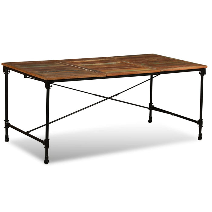 Dining room table reclaimed solid wood 180 cm