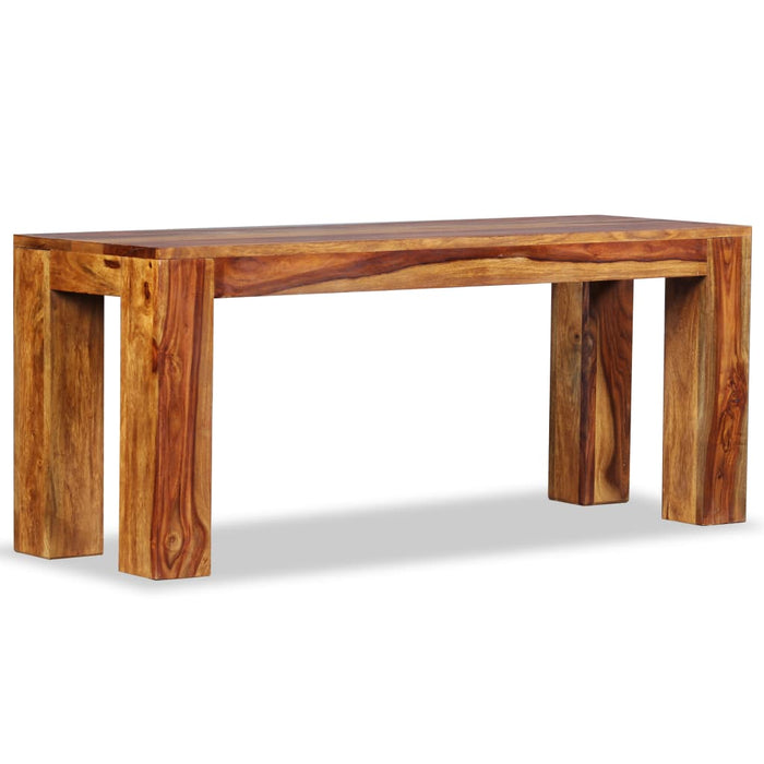Bench solid wood 110x35x45 cm
