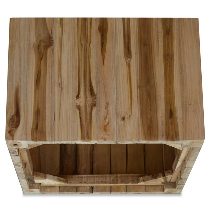Coffee table real wood 50 x 50 x 35 cm