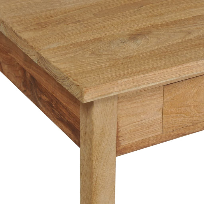 Coffee table solid teak wood 100x60x35 cm