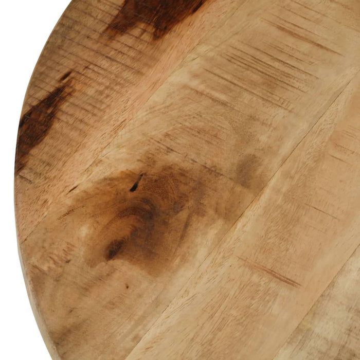 Coffee table solid rough mango wood 65 x 32 cm
