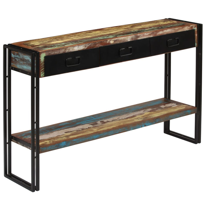 Console table reclaimed solid wood 120x30x76 cm