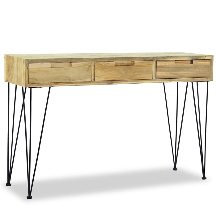 Konsolentisch Meike 120 x 35 x 76 cm Teak Massiv