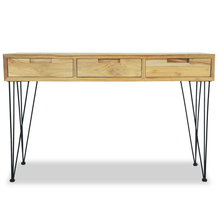 Konsolentisch Meike 120 x 35 x 76 cm Teak Massiv