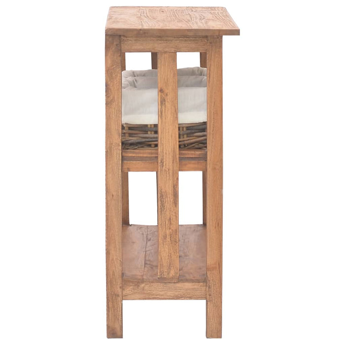 Console table reclaimed solid wood 69 x 28 x 70 cm