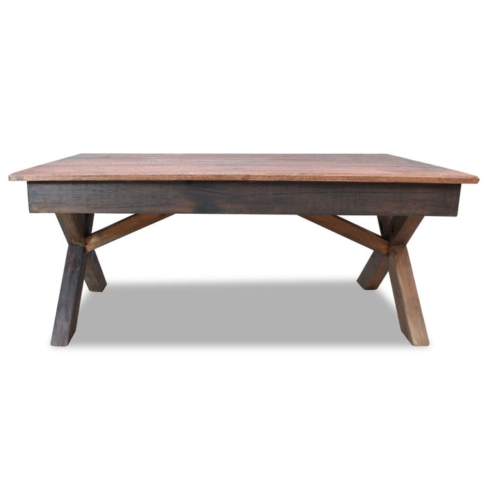 Coffee table Recycled solid wood 110 x 60 x 45 cm