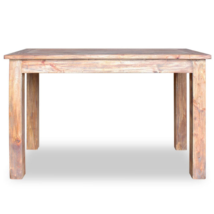 Dining room table Recycled solid wood 120 x 60 x 77 cm