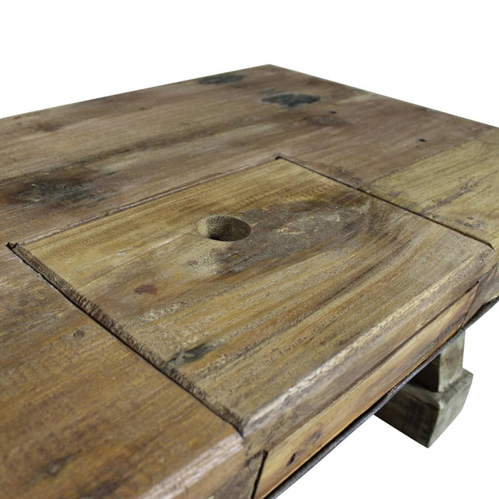 Coffee table reclaimed solid wood 90 x 50 x 35 cm
