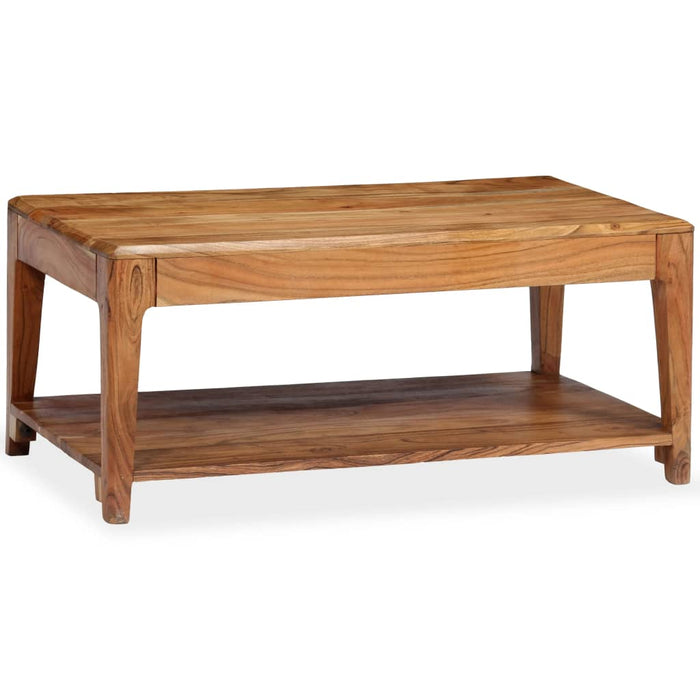 Couchtisch Massivholz 88 x 50 x 38 cm