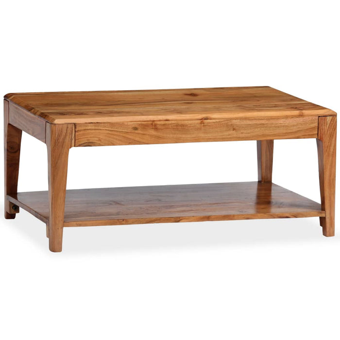 Couchtisch Massivholz 88 x 50 x 38 cm