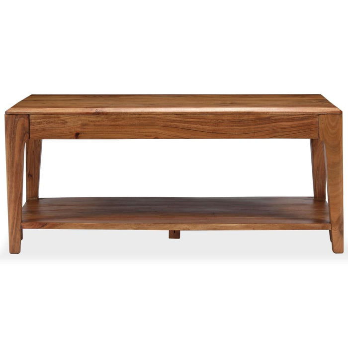 Couchtisch Massivholz 88 x 50 x 38 cm