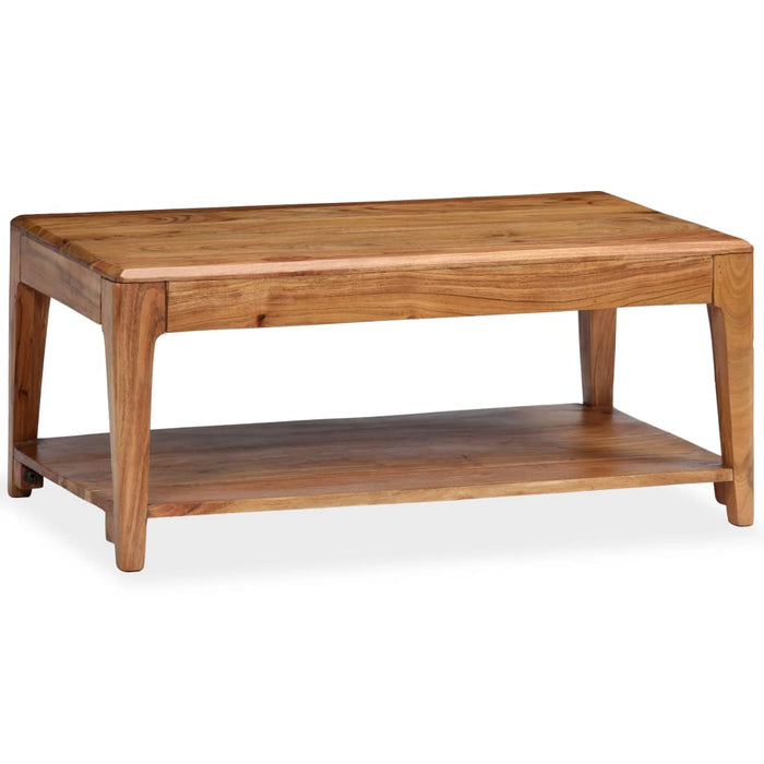 Couchtisch Massivholz 88 x 50 x 38 cm