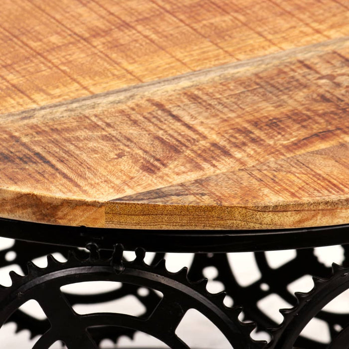 Coffee table solid mango wood 60 x 40 cm