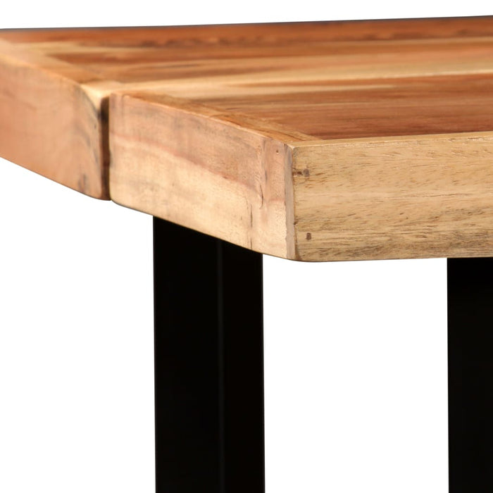 Bar table solid acacia wood 150 x 70 x 107 cm