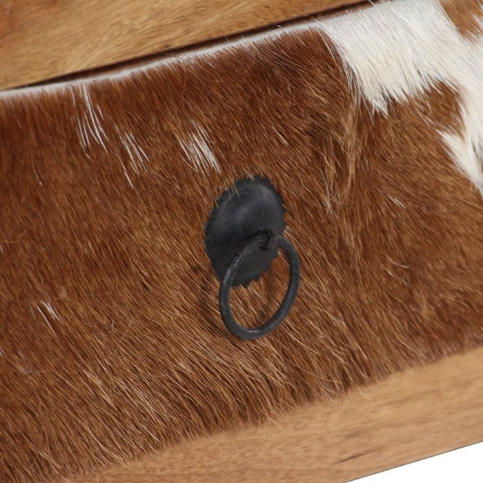 Couchtisch Massivholz 90 x 50 x 35 cm