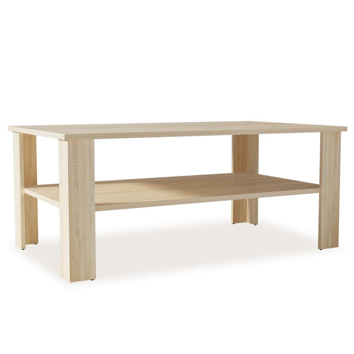 Coffee table made of wood material 100x59x42 cm oak