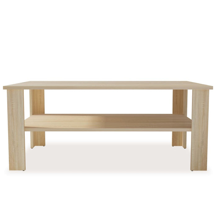Coffee table made of wood material 100x59x42 cm oak