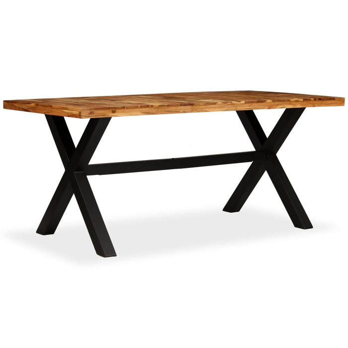 Dining table made of solid acacia and mango wood 180 x 90 x 76 cm