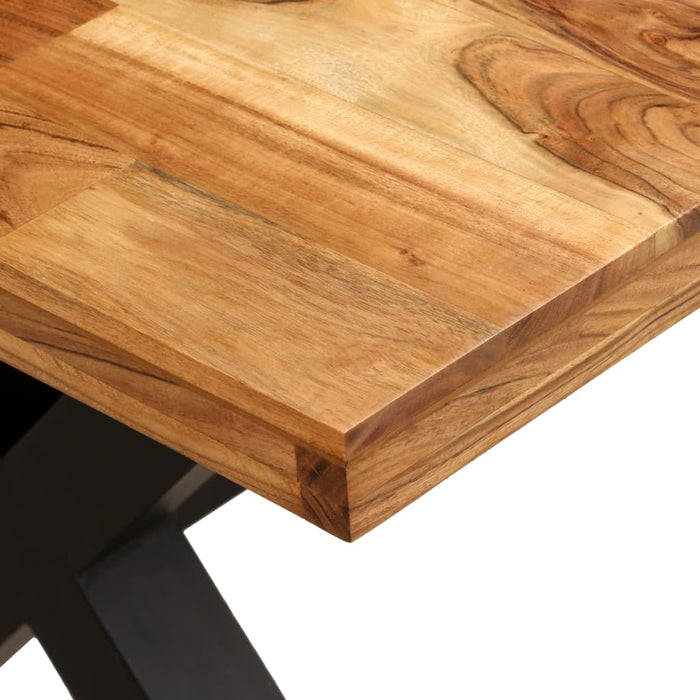 Dining table made of solid acacia and mango wood 180 x 90 x 76 cm
