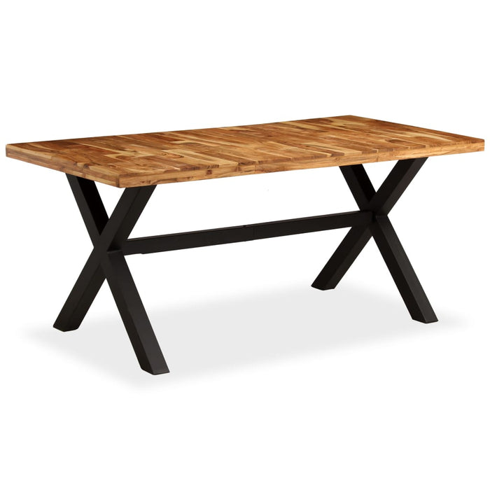 Dining table made of solid acacia and mango wood 180 x 90 x 76 cm