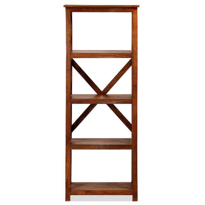 Bücherregal Maxim aus Massivholz mit Honigfarbenem Finish 160cm Höhe