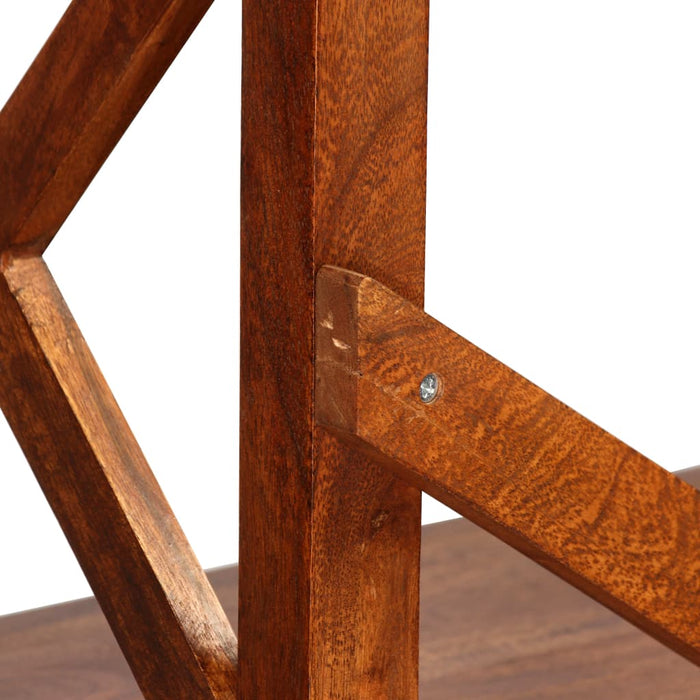 Bücherregal Maxim aus Massivholz mit Honigfarbenem Finish 160cm Höhe