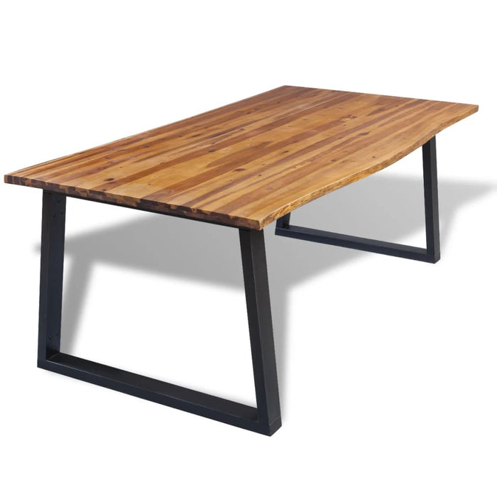 Dining table solid acacia wood 200 x 90 cm